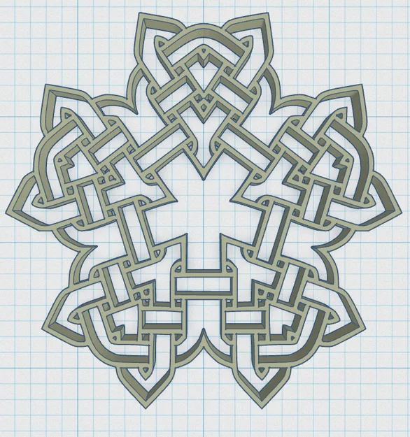 Đế lót ly Mandala Celtic 11 - Image 3
