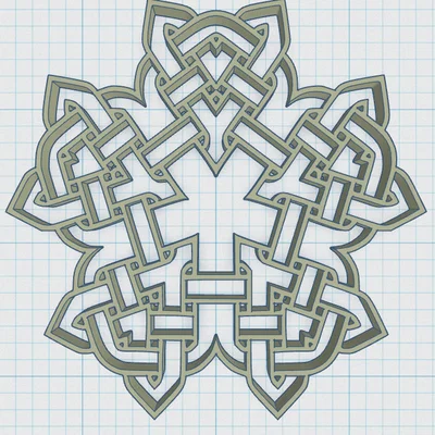 Đế lót ly Mandala Celtic 11