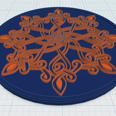 Miếng Lót Ly Mandala Celtic 9