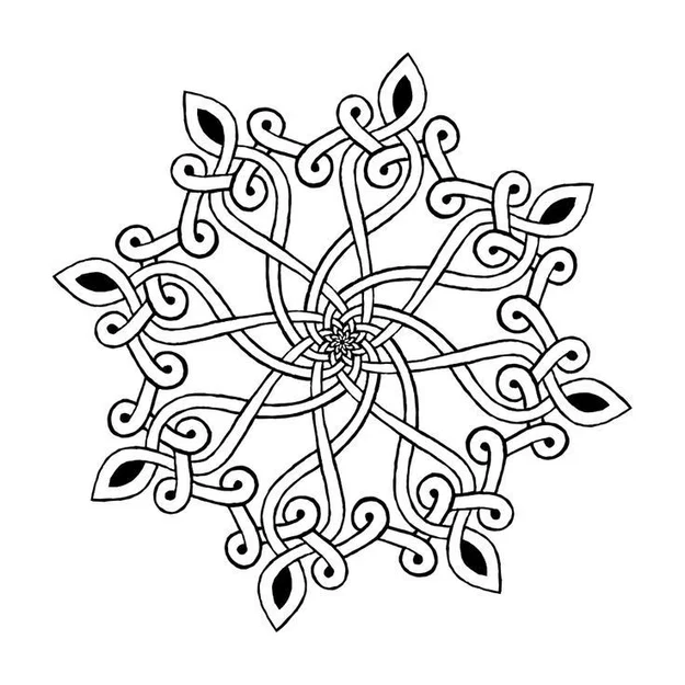 Miếng Lót Ly Mandala Celtic 9 - Image 2