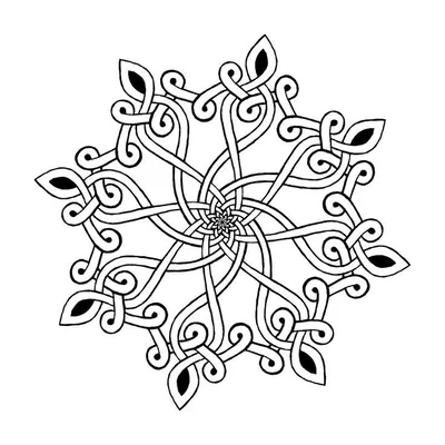 Miếng Lót Ly Mandala Celtic 9