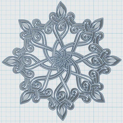 Miếng Lót Ly Mandala Celtic 9