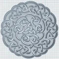 Đế Lót Ly Mandala Celtic 7 - Thumbnail 3