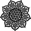 Đế Lót Ly Mandala Celtic 8 - Thumbnail 2