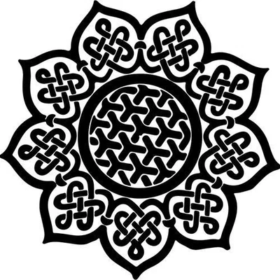 Đế Lót Ly Mandala Celtic 8