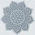 Đế Lót Ly Mandala Celtic 8 - Thumbnail 3