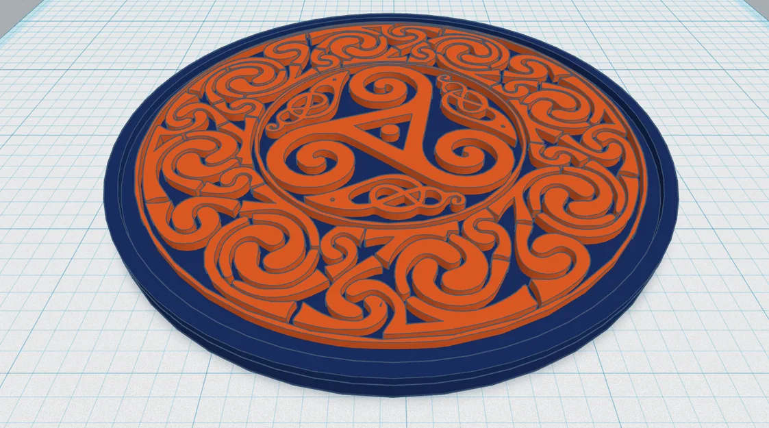 Đế Lót Ly Hoa Văn Celtic Mandala Số 5 - Image 1