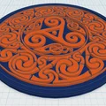 Đế Lót Ly Hoa Văn Celtic Mandala Số 5 - Thumbnail 1