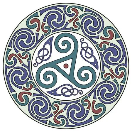 Đế Lót Ly Hoa Văn Celtic Mandala Số 5 - Image 2