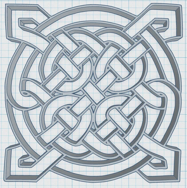 Đế Lót Ly Hoa Văn Mandala Celtic 4 - Image 3