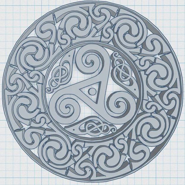 Đế Lót Ly Hoa Văn Celtic Mandala Số 5 - Image 3