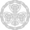 Mặt Đế Ly Hoa Văn Celtic 6 - Thumbnail 2