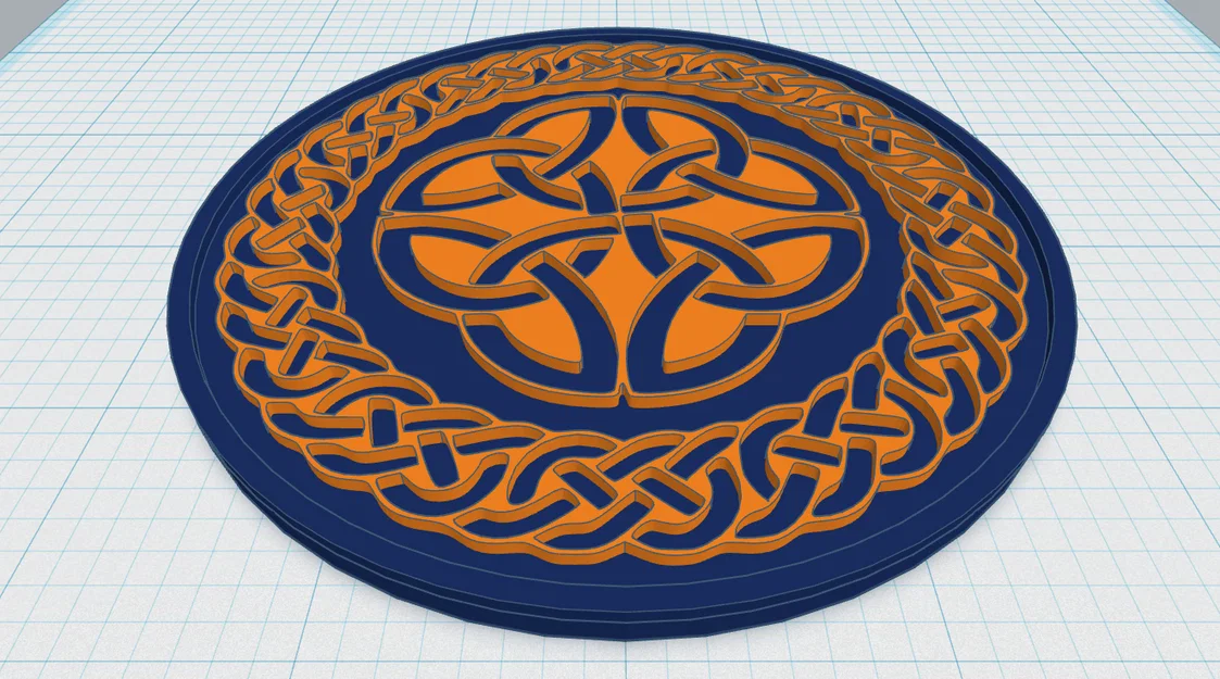 Đế Lót Ly Mandala Celtic 2 - Image 1