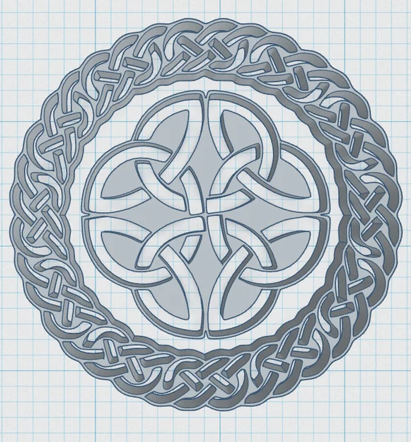 Đế Lót Ly Mandala Celtic 2 - Image 3