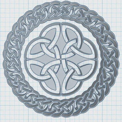 Đế Lót Ly Mandala Celtic 2
