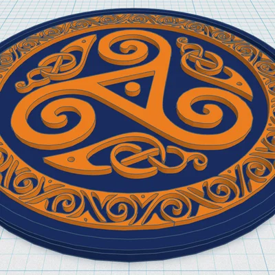 Đế lót ly Mandala Celtic 1