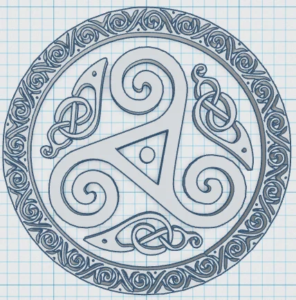 Đế lót ly Mandala Celtic 1 - Image 3