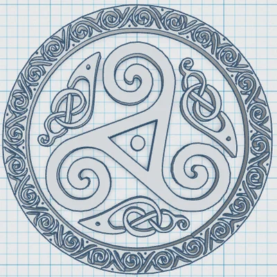 Đế lót ly Mandala Celtic 1