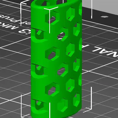 Vỏ Bật Lửa Mini Bic Họa Tiết Lục Giác