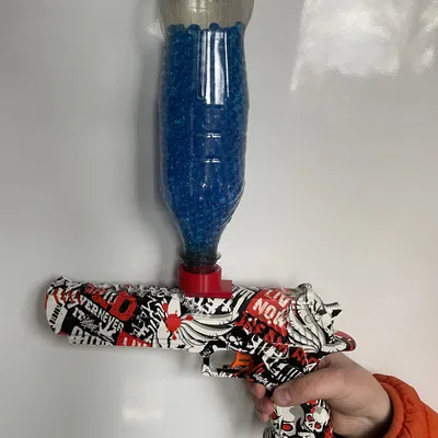 Ray Gắn Chai Nước Ngọt Làm Băng Đạn Gel Blaster