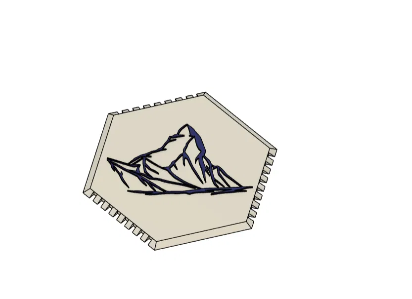 Dụng Cụ Cào Băng Lục Giác Có Núi Matterhorn - Image 2