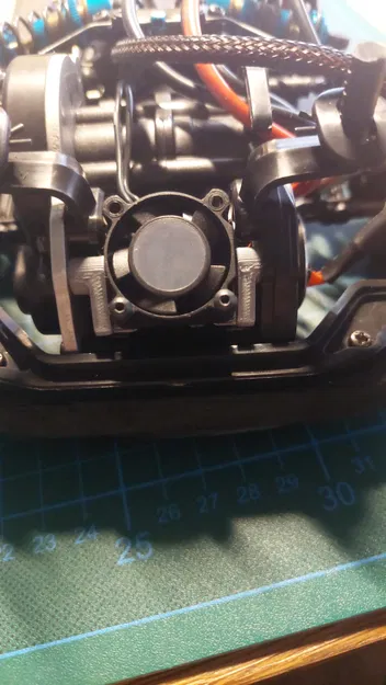 Giá đỡ quạt 25mm cho Tamiya FF03 - Image 1