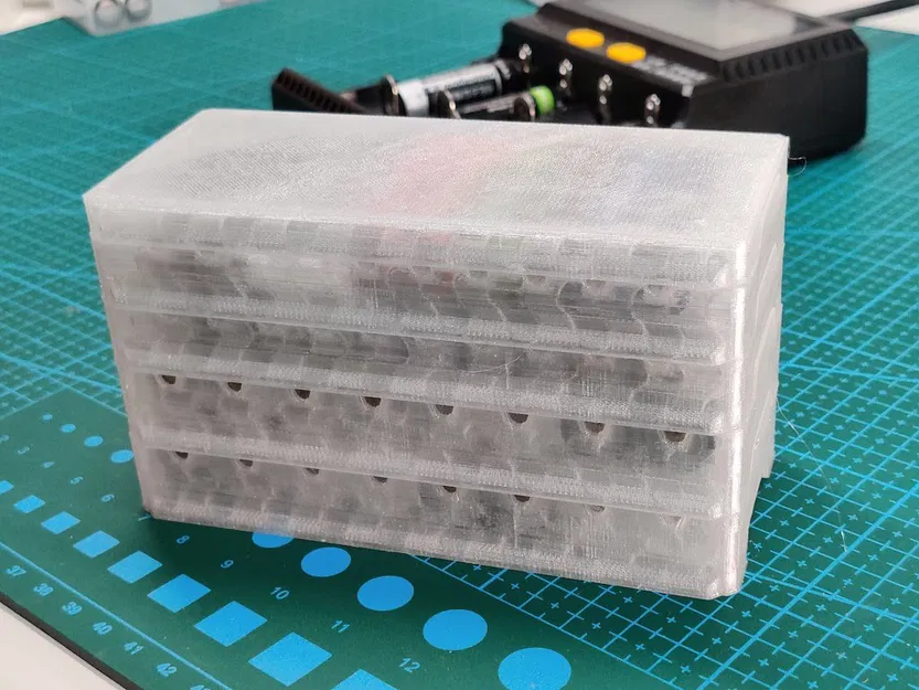 Hộp Đựng Pin AA/AAA Có Thể Xếp Chồng - Image 3