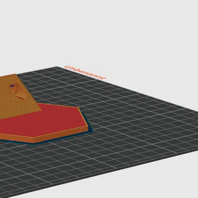 Kệ treo tường lục giác dễ in