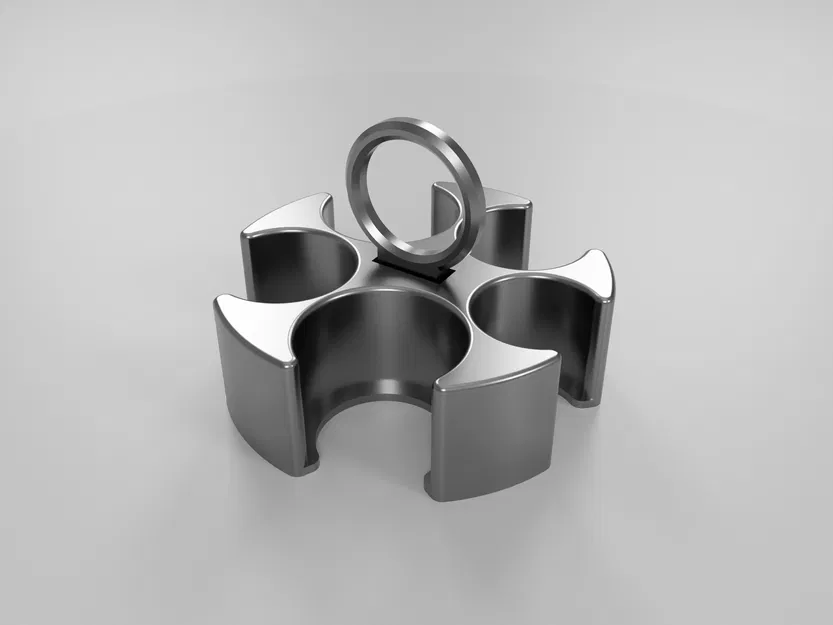 Khay Đựng Tiền Xu Euro Cho Xe Hơi (¢10, ¢20, ¢50, €1, €2) - Image 4