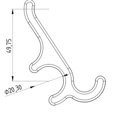 Móc treo khăn cho Tản nhiệt / Haken für Heizkörper