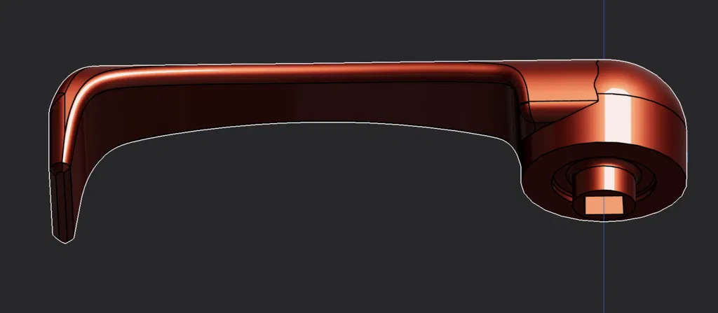 Tay cầm cửa cho tay cầm cửa bu lông vuông 7mm Türknke caravan Knaus - Image 2