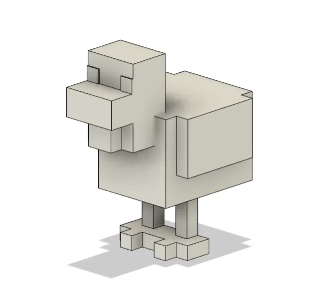 Gà Minecraft - Image 1