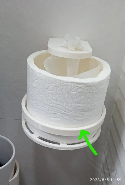 GIÁ ĐỂ GIẤY VỆ SINH WC - CẢI TIẾN - Image 1