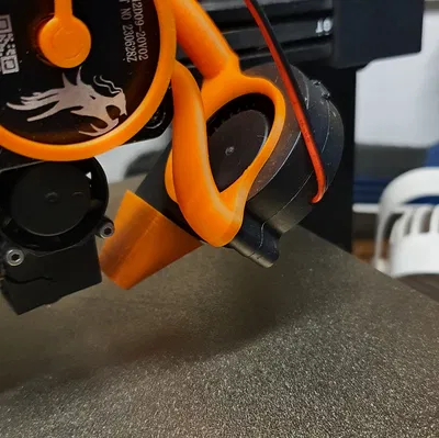 Mod quạt 5015 đơn cho Creality Ender 3 V3 SE