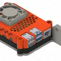 Vỏ Pi 4 Gắn Khung Cơ Sở Prusa MK4 - Thumbnail 1