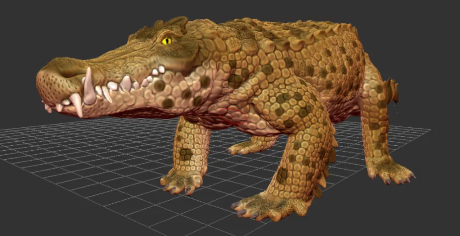 Mô hình Kaprosuchus - Cá sấu giống lợn - Image 1