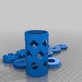 Giá Đỡ Cuộn Dây Tự Động Tua Lại Tích Hợp Cho Vỏ Máy Prusa V2 - Thumbnail 2