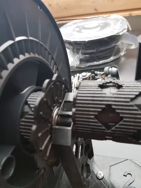 Giá Đỡ Cuộn Dây Tự Động Tua Lại Tích Hợp Cho Vỏ Máy Prusa V2 - Image 3