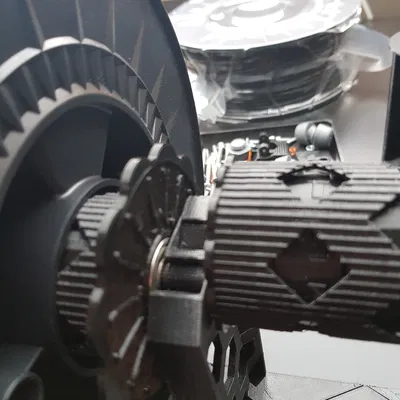 Giá Đỡ Cuộn Dây Tự Động Tua Lại Tích Hợp Cho Vỏ Máy Prusa V2