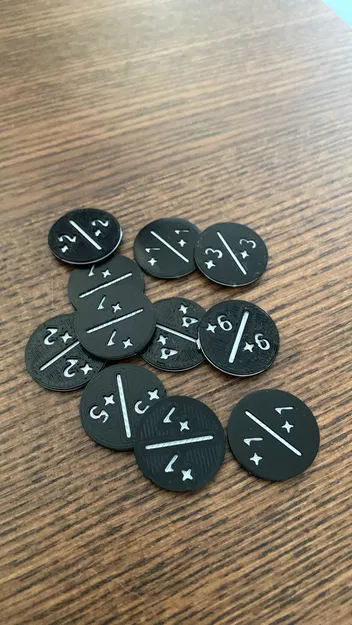 Counter MTG hai mặt (+1/+1, +2/+2, v.v.) - Image 2