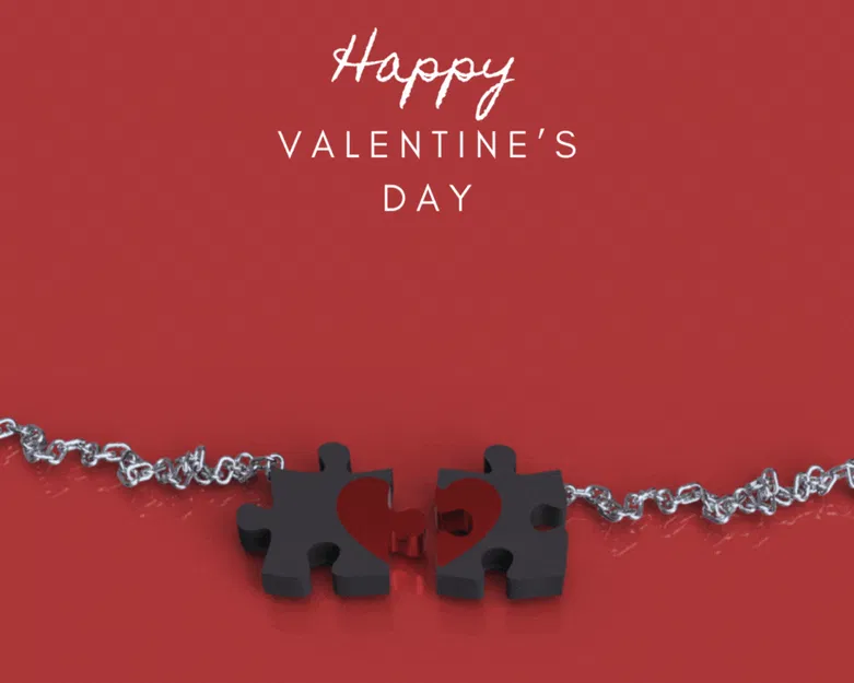 Móc khoá Chúc mừng Ngày Valentine - Image 2