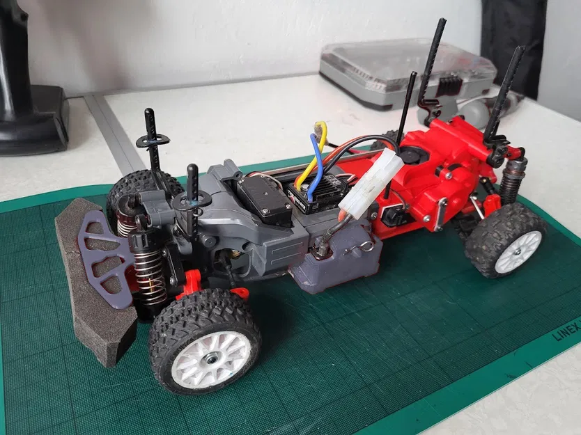 V2 Chuyển đổi động cơ giữa cho Tamiya MF-01X - Image 1