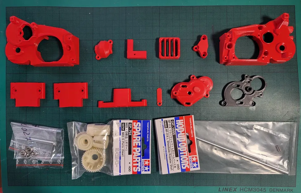 V2 Chuyển đổi động cơ giữa cho Tamiya MF-01X - Image 6