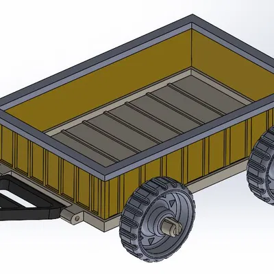 Mô hình Xe kéo đồ chơi