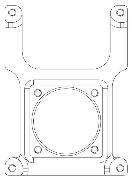 Giá Đỡ Quạt Mặt Trước Vỏ Case Fractal Ridge - 40mm và 60mm - Image 2