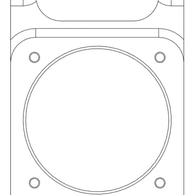 Giá Đỡ Quạt Mặt Trước Vỏ Case Fractal Ridge - 40mm và 60mm