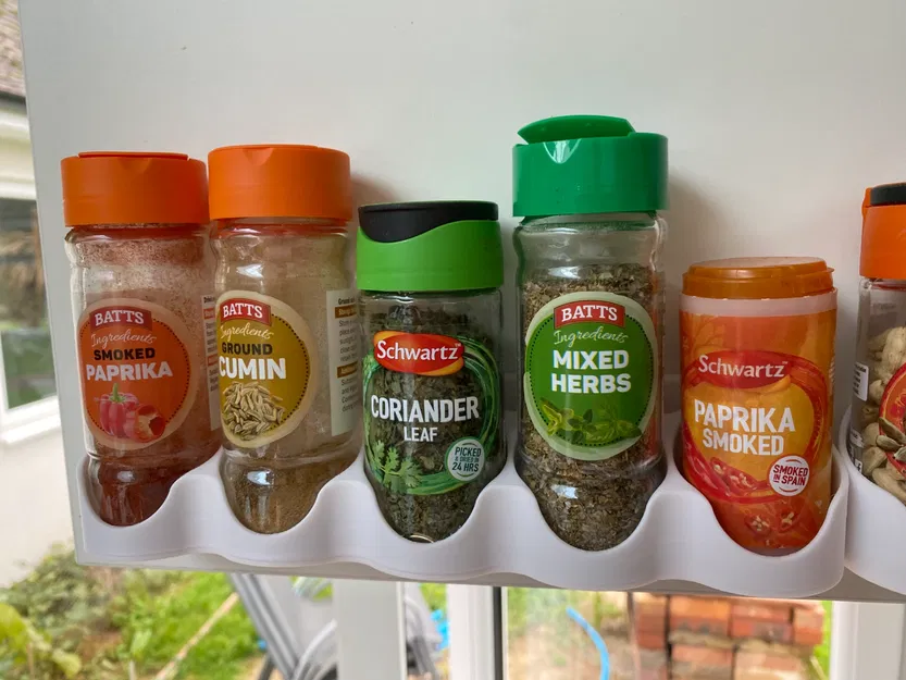 Kệ đựng gia vị treo cửa/tường (không cần vít) - Image 2