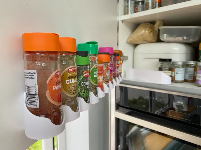 Kệ đựng gia vị treo cửa/tường (không cần vít) - Image 4