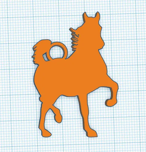 Móc Khóa Ngựa Ả Rập Dễ Thương - Image 1