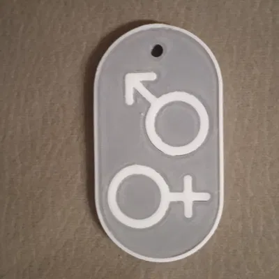 Móc Khóa Portachiavi In 3D